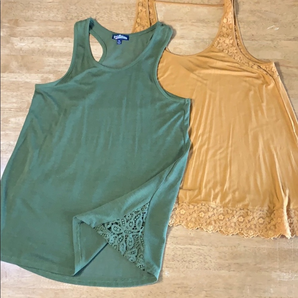 Freshman & American Eagle NWOT XL tank tops